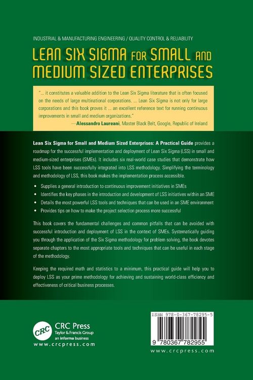 Produktbild: Lean Six Sigma for Small and Medium Sized Enterprises