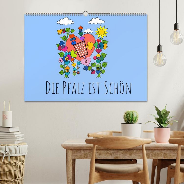Produktbild: Die Pfalz ist das Beste (Wandkalender 2026 DIN A2 quer), CALVENDO Monatskalender