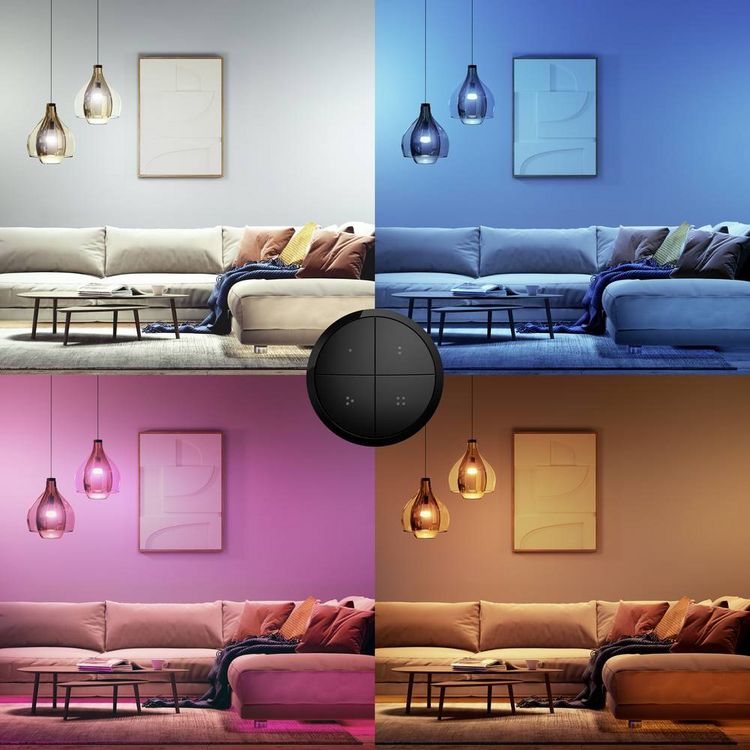 Produktbild: Philips Hue Funk-Schalter 8719514440937 Hue Tap dial switch EU Black