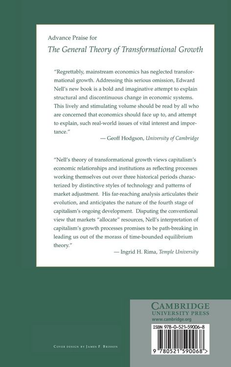 Produktbild: The General Theory of Transformational Growth