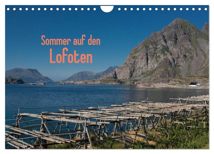 Produktbild: Sommer auf den Lofoten (Wandkalender 2026 DIN A4 quer), CALVENDO Monatskalender