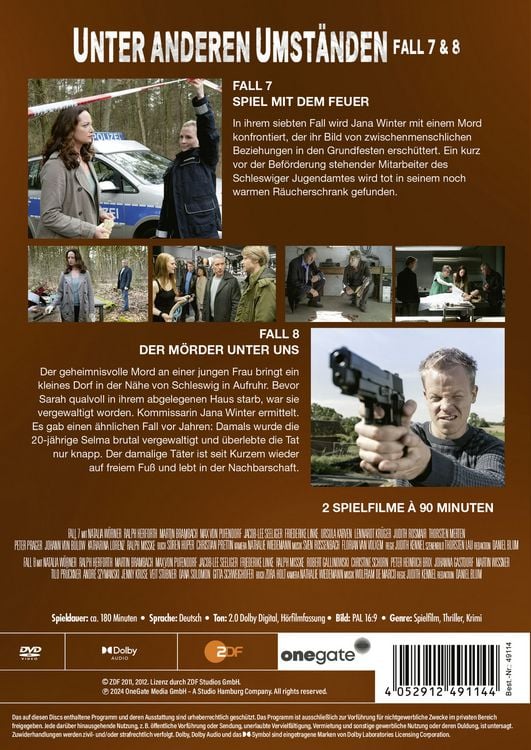 Produktbild: Unter anderen Umst&auml;nden - Fall 7 & 8 [2 DVDs]