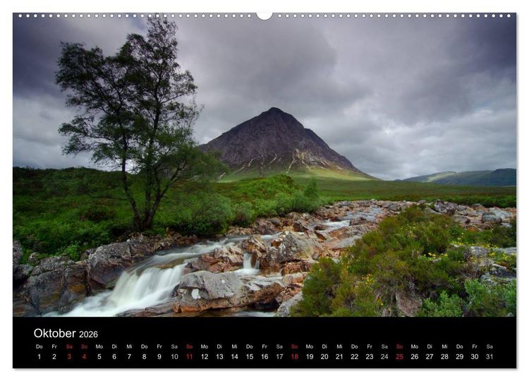 Produktbild: Schottland (Wandkalender 2026 DIN A2 quer), CALVENDO Monatskalender