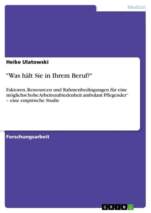 Produktbild: "Was h&auml;lt Sie in Ihrem Beruf?"