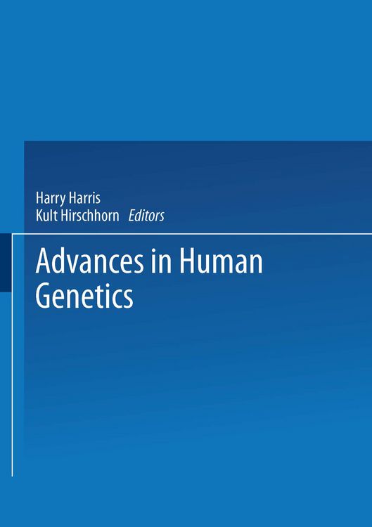 Produktbild: Advances in Human Genetics