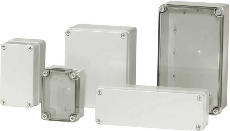 Produktbild: Fibox PC D 65 T Installations-Geh&auml;use 170 x 80 x 65 Polycarbonat Lichtgrau (RAL 7035) 1St.