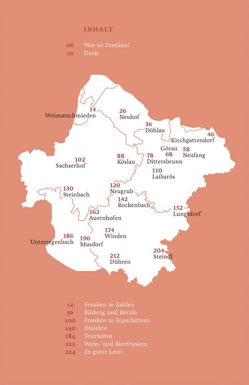 Produktbild: Kleine Sammlung fr&auml;nkischer D&ouml;rfer -  Ausgezeichnet als Deutschlands sch&ouml;nstes Regionalbuch 2019
