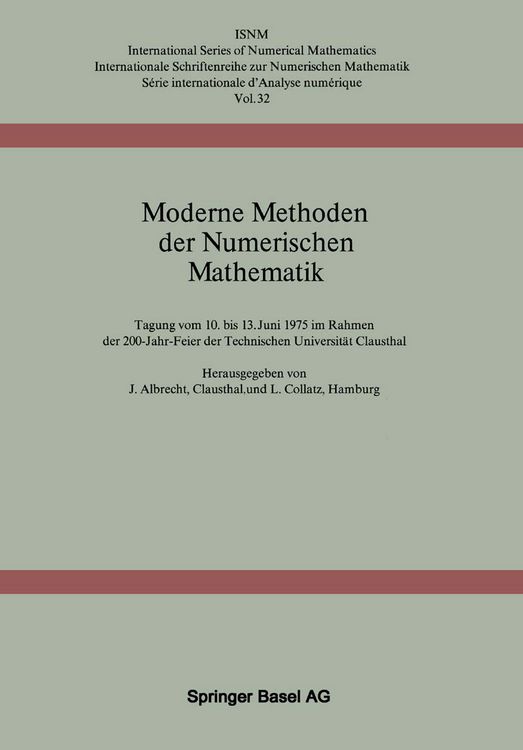 Produktbild: Moderne Methoden der Numerischen Mathematik
