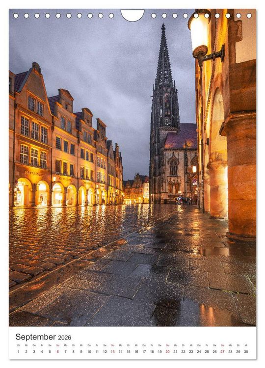 Produktbild: M&uuml;nster - Stadt und Natur (Wandkalender 2026 DIN A4 hoch), CALVENDO Monatskalender