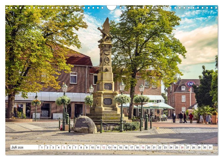 Produktbild: Leer - Perle Ostfrieslands (Wandkalender 2026 DIN A3 quer), CALVENDO Monatskalender