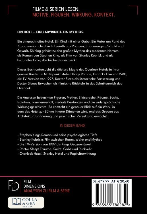 Produktbild: Shining - Analysen & Hintergr&uuml;nde (Ein Film Dimensions Buch)