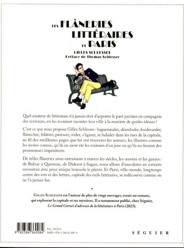 Produktbild: Les fl&acirc;neries litt&eacute;raires de Paris