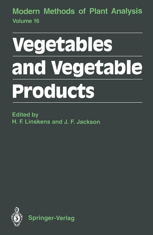 Produktbild: Vegetables and Vegetable Products