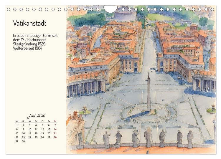 Produktbild: Welterbest&auml;tten von der Antike bis in die Neuzeit (Wandkalender 2026 DIN A4 quer), CALVENDO Monatskalender