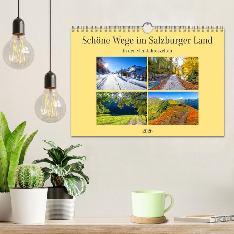 Produktbild: Sch&ouml;ne Wege im Salzburger Land (Wandkalender 2026 DIN A4 quer), CALVENDO Monatskalender
