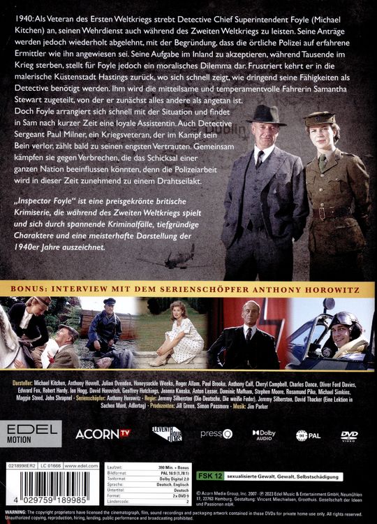 Produktbild: Inspector Foyle - Staffel 1 [2 DVDs]