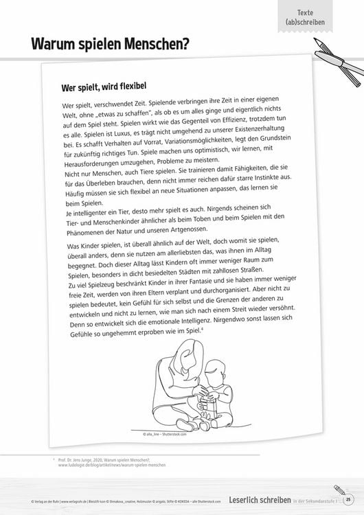 Produktbild: Leserlich schreiben in der Sekundarstufe I