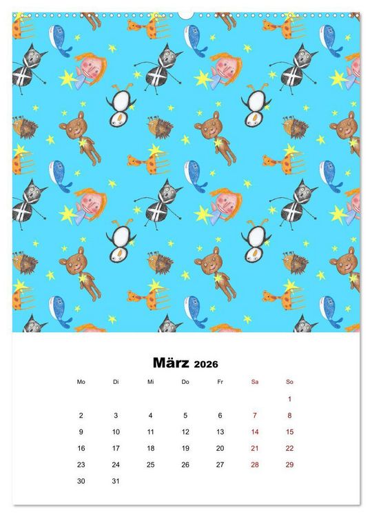 Produktbild: MUSTERMACKE (hochwertiger Premium Wandkalender 2026 DIN A2 hoch), Kunstdruck in Hochglanz