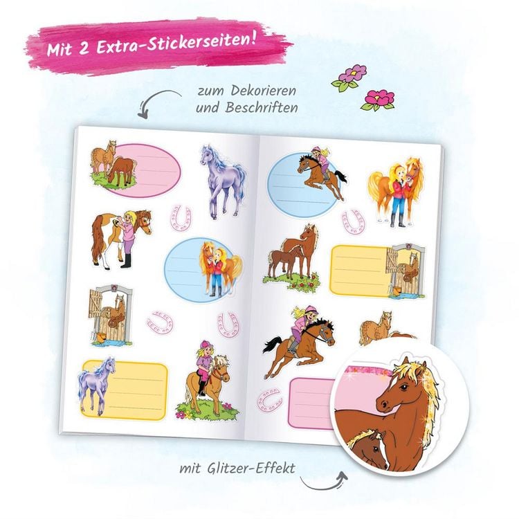 Produktbild: Tr&ouml;tsch Meine bunte Pferdewelt Ausmalbuch
