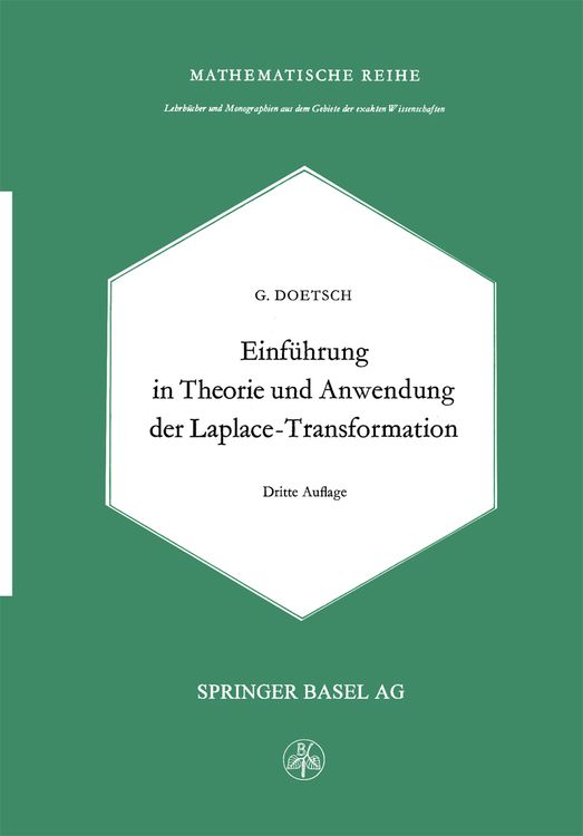 Produktbild: Einf&uuml;hrung in Theorie und Anwendung der Laplace-Transformation
