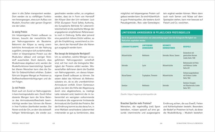 Das Protein-Kochbuch: Gesund, fit und schlank durch pflanzliche Proteine - Die perfekte Alternative und Ergänzung zu tierischem Eiweiß