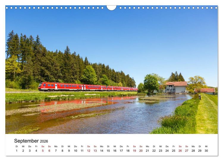 Produktbild: Eisenbahn in Deutschland (Wandkalender 2026 DIN A3 quer), CALVENDO Monatskalender