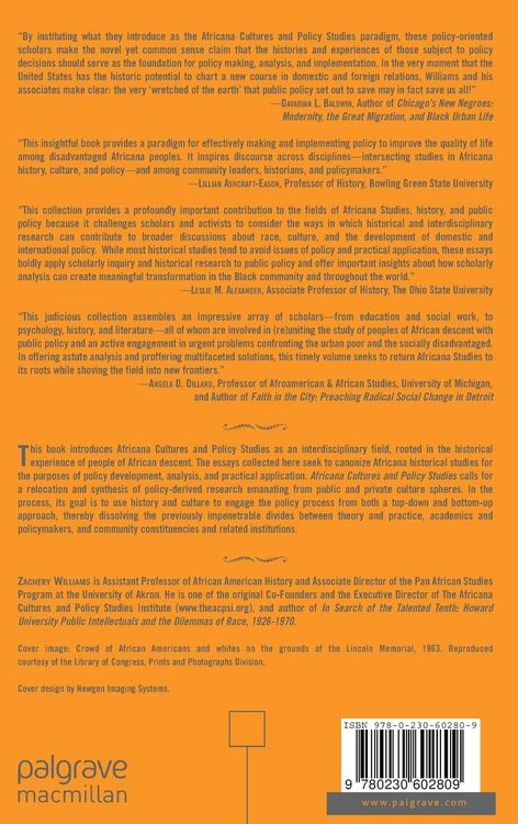 Produktbild: Africana Cultures and Policy Studies