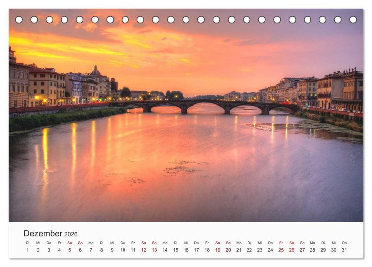 Produktbild: Toskana - idyllische Landschaft (Tischkalender 2026 DIN A5 quer), CALVENDO Monatskalender