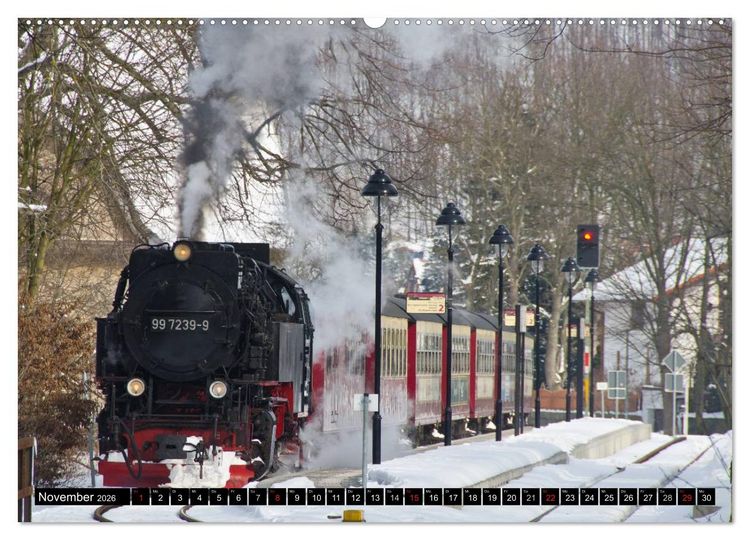 Produktbild: Schmalspurbahnen in Sachsen Anhalt (Wandkalender 2026 DIN A2 quer), CALVENDO Monatskalender