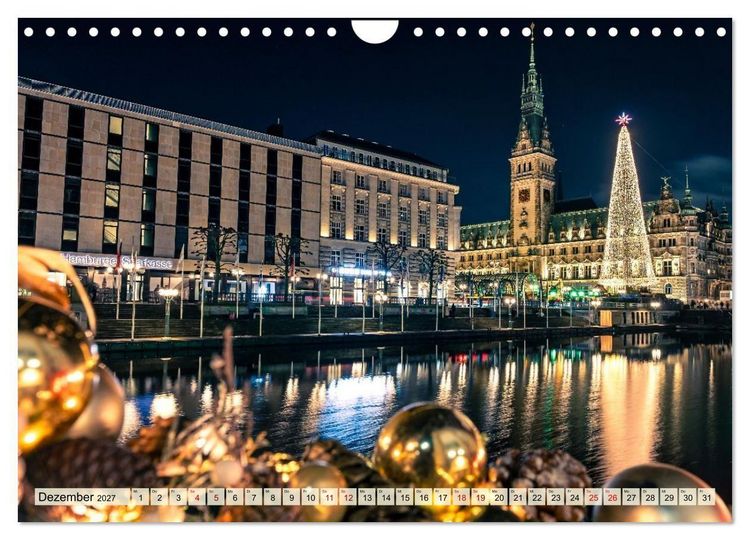 Produktbild: Hamburger N&auml;chte (Wandkalender 2027 DIN A4 quer), CALVENDO Monatskalender