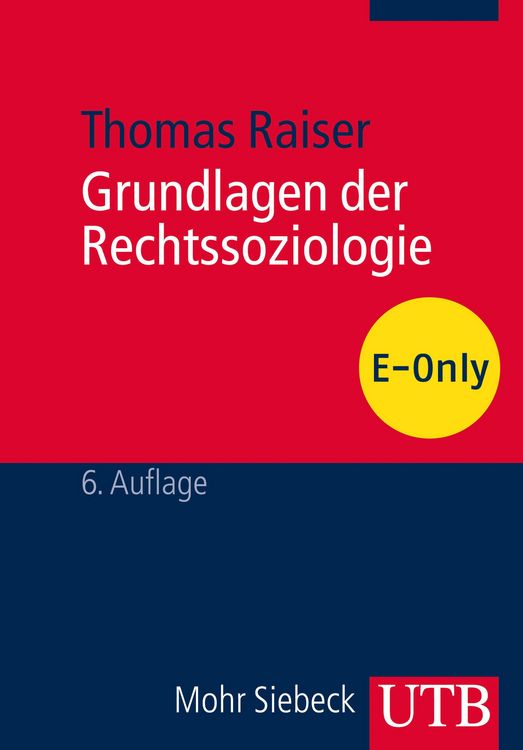 Produktbild: Grundlagen der Rechtssoziologie