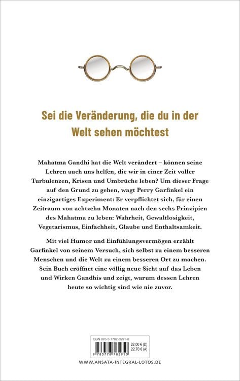 Produktbild: Leben wie Gandhi