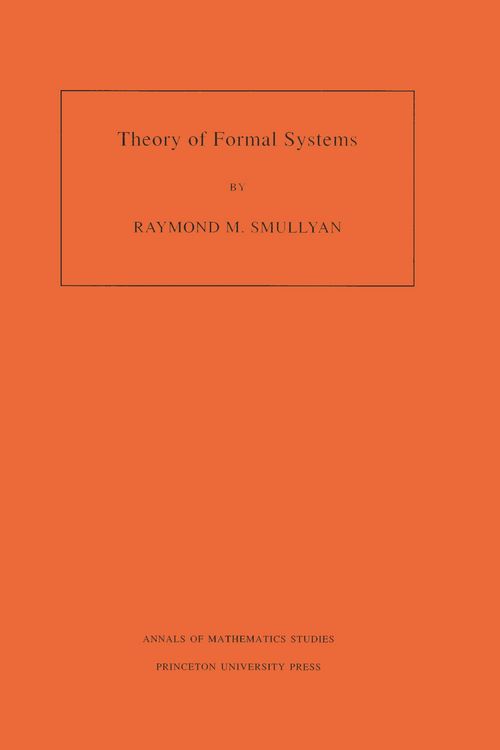 Produktbild: Theory of Formal Systems