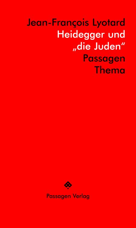 Produktbild: Heidegger und &bdquo;die Juden&ldquo;