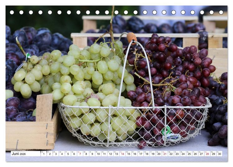 Produktbild: Frisches Obst und Gem&uuml;se (Tischkalender 2026 DIN A5 quer), CALVENDO Monatskalender