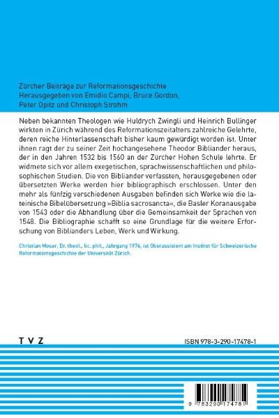 Produktbild: Theodor Bibliander (1505&ndash;1564)