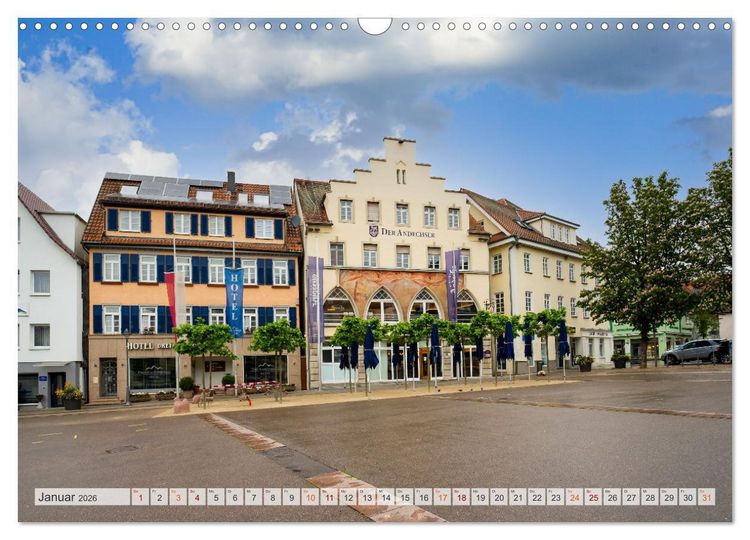 Produktbild: G&ouml;ppingen Impressionen (Wandkalender 2026 DIN A3 quer), CALVENDO Monatskalender