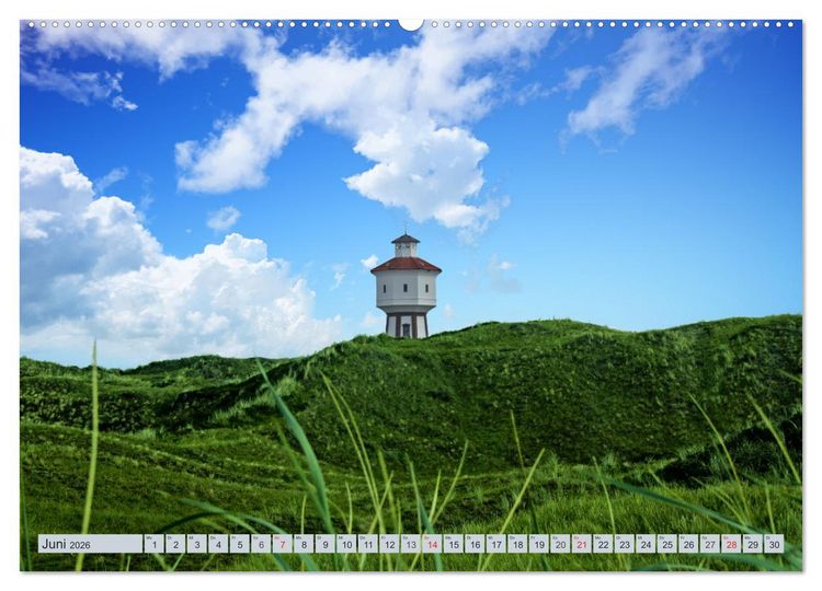 Produktbild: Langeoog - Natur Pur (Wandkalender 2026 DIN A2 quer), CALVENDO Monatskalender