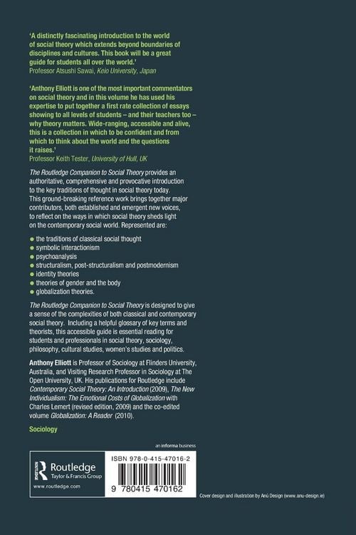 Produktbild: The Routledge Companion to Social Theory
