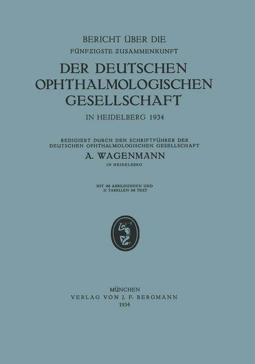 Produktbild: Bericht &uuml;ber die F&uuml;nfzigste Zusammenkunft der Deutschen Ophthalmologischen Gesellschaft in Heidelberg 1934