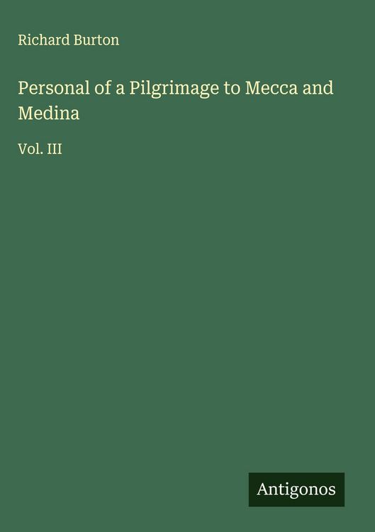 Produktbild: Personal of a Pilgrimage to Mecca and Medina