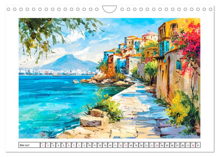 Produktbild: Griechenland. Zwischen Inseln, Antike und Mittelmeer (Wandkalender 2027 DIN A4 quer), CALVENDO Monatskalender