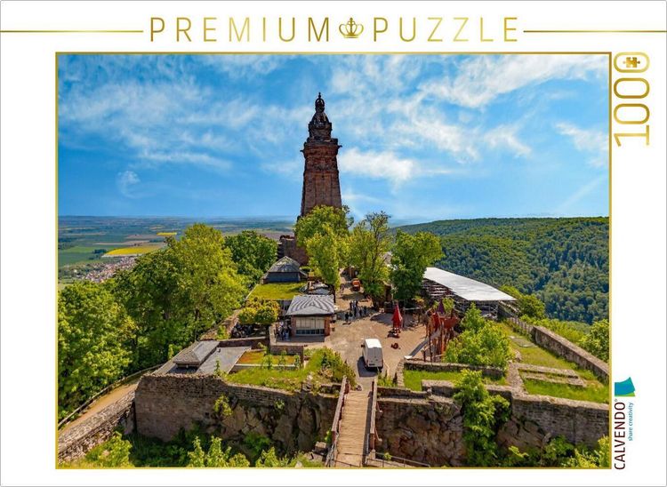 Produktbild: CALVENDO Puzzle Das Kaiser-Wilhelm-Nationaldenkmal | 1000 Teile Lege-Gr&ouml;&szlig;e 64x48cm Foto-Puzzle f&uuml;r gl&uuml;ckliche Stunden