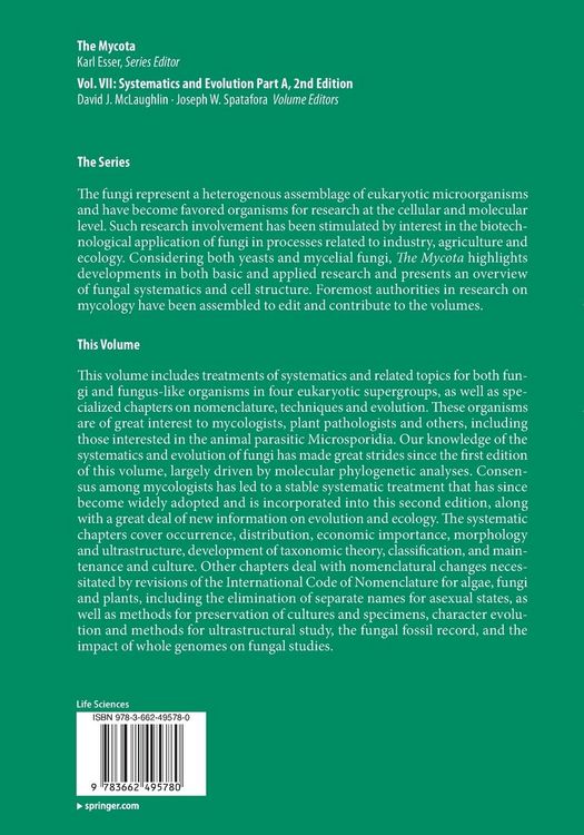 Produktbild: Systematics and Evolution