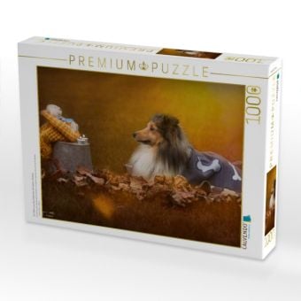 Produktbild: CALVENDO Puzzle Ein Motiv aus dem Kalender Wir lieben Shelties | 1000 Teile Lege-Gr&ouml;&szlig;e 64x48cm Foto-Puzzle f&uuml;r gl&uuml;ckliche Stunden