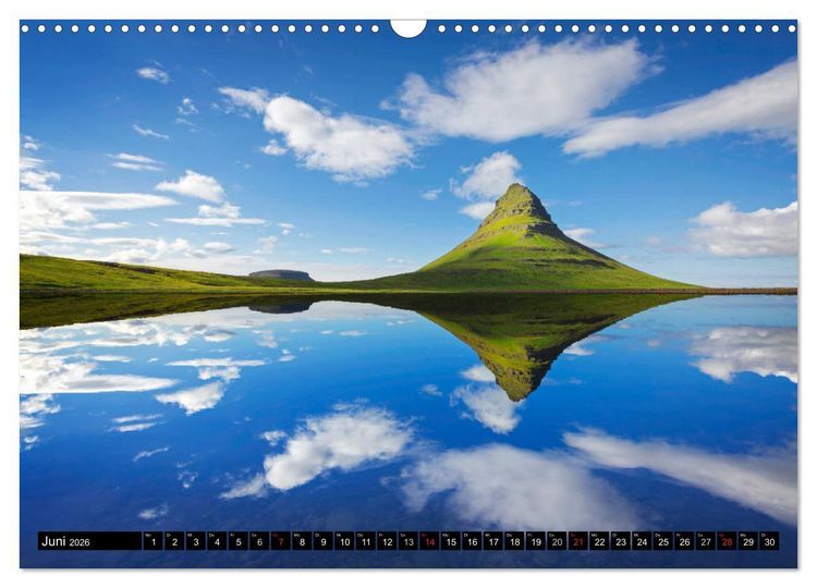 Produktbild: ISLAND 2026 - Faszinierende Landschaften (Wandkalender 2026 DIN A3 quer), CALVENDO Monatskalender