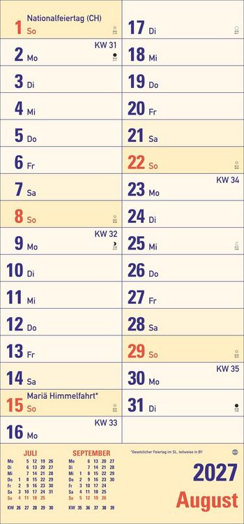Produktbild: Gro&szlig;druck Planer 2027