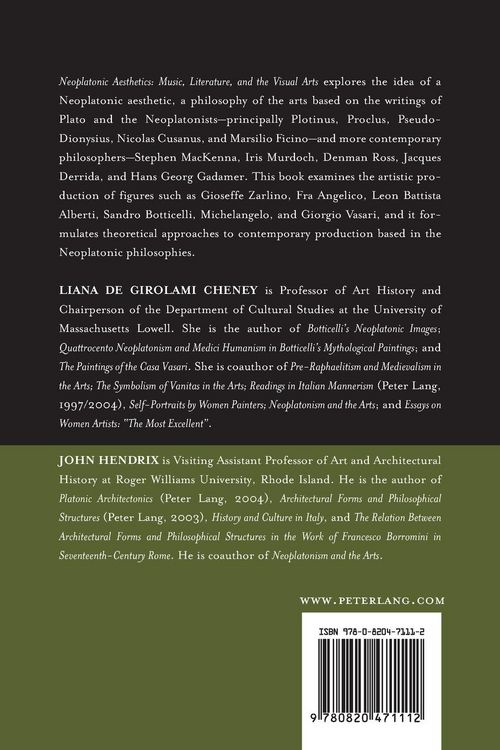 Produktbild: Neoplatonic Aesthetics