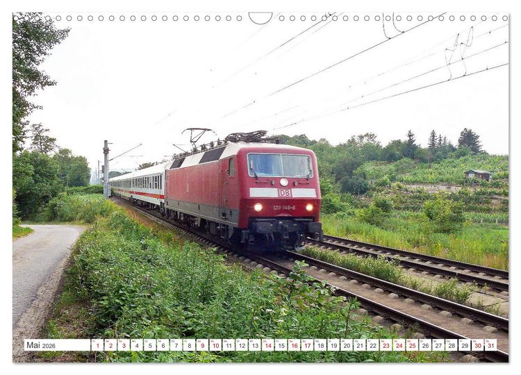 Produktbild: Die Baureihe 120 der Deutschen Bahn (Wandkalender 2026 DIN A3 quer), CALVENDO Monatskalender