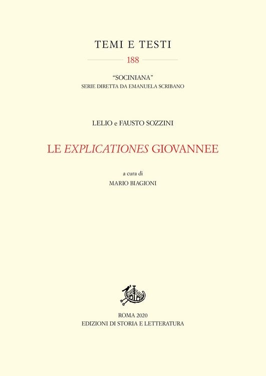 Produktbild: Le Explicationes giovannee